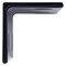 Hampton Hampton 6.62 in. H X 3 in. W X 1/4 in. D Black Steel Inside/Outside Corner Brace 02-3405-434 - alternate 4